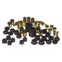 Prothane 97-01 Honda CRV Total Kit - Black