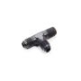 AEROQUIP AERFCM5125 Alum Run Tee #6 Flare 1/4in Black