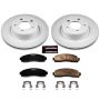 PowerStop CRK1923 Genuine Geomet Coated Rotor and Low-Dust Ceramic Brake Pad Kit