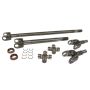 Yukon Gear & Axle YA W24176 Yukon Chromoly Front Axle Kit for Dana 30 Both Sides 30 Spline 733X U-Joints