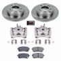 PowerStop KCOE6936 OE Stock Replacement Low-Dust Ceramic Brake Pad, Rotor and Caliper Kit