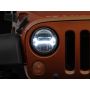 Raxiom J121872 07-18 Jeep Wrangler JK LED Halo Projector Headlights- Chrome Housing (Clear Lens)