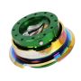 NRG SRK-280GN-MC Quick Release Gen 2.8 - Green Body / Neochrome Ring