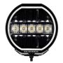 Go Rhino 751080711CRS Xplor Blackout Series Maxline LED Hi/Low Beam w/Multi DRL (Surface Mount) 7in. - Blk