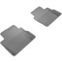 3D MAXpider 2017-2019 Volvo S90/V90 Kagu 2nd Row Floormats - Gray