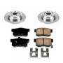 PowerStop KOE5859 OE Stock Replacement Low-Dust Ceramic Brake Pad and Rotor Kit