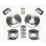 Wilwood 140-7146-P Forged Dynalite P/S Park Brake Kit Polished Ford 8.8 w/2.5in Offset-5 Lug