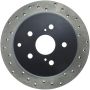 Stoptech 128.44041L Drilled Sport Brake Rotor
