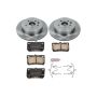 PowerStop KOE2977 OE Stock Replacement Low-Dust Ceramic Brake Pad and Rotor Kit