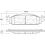Stoptech 308.15080 Street Brake Pads - Front