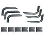 Lund 05-09 Jeep Liberty EZ Running Board Mounting Bracket Kit - Brite