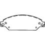 Bendix Friction MKD1092FM BENDIX Fleet MetLok Brake Pad