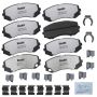 Bendix Friction MKD1265FM BENDIX Fleet MetLok Brake Pad