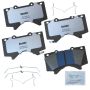 Bendix Friction MKD1303FM BENDIX Fleet MetLok Brake Pad