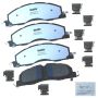 Bendix Friction MKD1399FM BENDIX Fleet MetLok Brake Pad