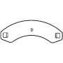 Bendix Friction MKD205FM BENDIX Fleet MetLok Brake Pad
