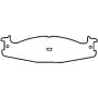 Bendix Friction MKD632FM BENDIX Fleet MetLok Brake Pad