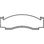 Bendix Friction MKD86FM BENDIX Fleet MetLok Brake Pad