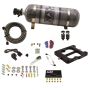 Nitrous Express 40081-12 Q-JET/HOLLEY SPREAD BORE HITMAN PLUS WITH COMPOSITE BOTTLE