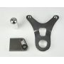 Wilwood 250-10180-P Caliper Mounting Kit Chrome w/Bracket GP310 Sprocket Brake 51 Tooth