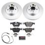 PowerStop ESK6032 Genuine Geomet Coated Rotors, ECE-R90 Brake Pads + Hardware Kit