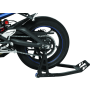 BikeMaster 152421 Universal Aluminum Stand - Rear - Black