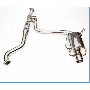 Invidia HS15SW4G3S 15+ Subaru WRX/STI Single Q300 Rolled Stainless Steel Tip Cat-back Exhaust