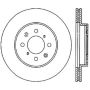 StopTech Power Slot 90-01 Integra / 93-05 Civic EX/93-97 Civic Si Fr Left Slotted CRYO-STOP Rotor
