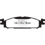 EBC Brakes DP21873 Greenstuff 2000 Series Sport Brake Pads