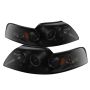 SPYDER 5078469 Projector Headlights - LED Halo - Black Smoke
