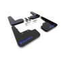 Rally Armor MF92-UR-BLK/BL-X Black Mud Flap/Blue Logo