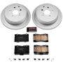 PowerStop CRK5864 Genuine Geomet Coated Rotor and Low-Dust Ceramic Brake Pad Kit