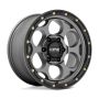KM541 17X9 6X5.5 S-GRY BLK-LP -12MM