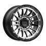 KMC KM542 17X8.5 6X135 S-BLK MACH 00MM
