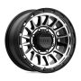 KMC KM542 17X8.5 8X6.5 S-BLK MACH 00MM