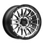 KMC KM542 17X9 5X5.0 S-BLK MACH 18MM