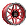 KMC KM544 20X9 8X6.5 C-RED BLK-LP 00MM