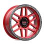 KMC KM544 17X8.5 6X5.5 C-RED BLK-LP 00MM