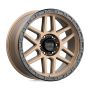 KMC KM544 17X9 6X4.5 M-BRZ BLK LP 18 CB 66.1