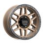 KM544 17X9 8X6.5 M-BRZ BLK LP 18MM