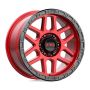KMC KM544 18X9 6X4.5 C-RED BLK-LP 18MM