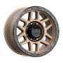KMC KM544 18X9 8X6.5 M-BRZ BLK LP 18MM