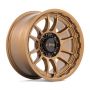 KMC KM727 WRATH 17X8.5 5X5.0 71.5 M-BRNZ +0