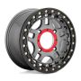 RECON UTV BL 15X7 4X137 G-MTL BLK-RG +38