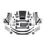 2007-2013 GM 1500 4wd 6 Inch Suspension Lift Kit 5.5 Inch Rear Block/AAL 2.5 PES C/O Front 2.0 IFP PS Rear BDS Supsension