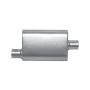 Gibson Performance Exhaust BM0102 MWA Offset/Center Oval Muffler; Stainless