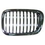 LH GRILLE CHR BMW 3 SERIES (E46) SDN/WAG 99-01