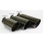 Different Trend Black Chrome Look Bolt-on 4″ * 6″ * 12″ Rolled Slant BQ9-406012RBL