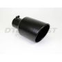 Different Trend Black Powder Coated Bolt on 8″x15″ Rolled Slant BQ9-408015RBK