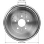 BENDIX DRUM & ROTORS PDR0335 BENDIX Brake Drum